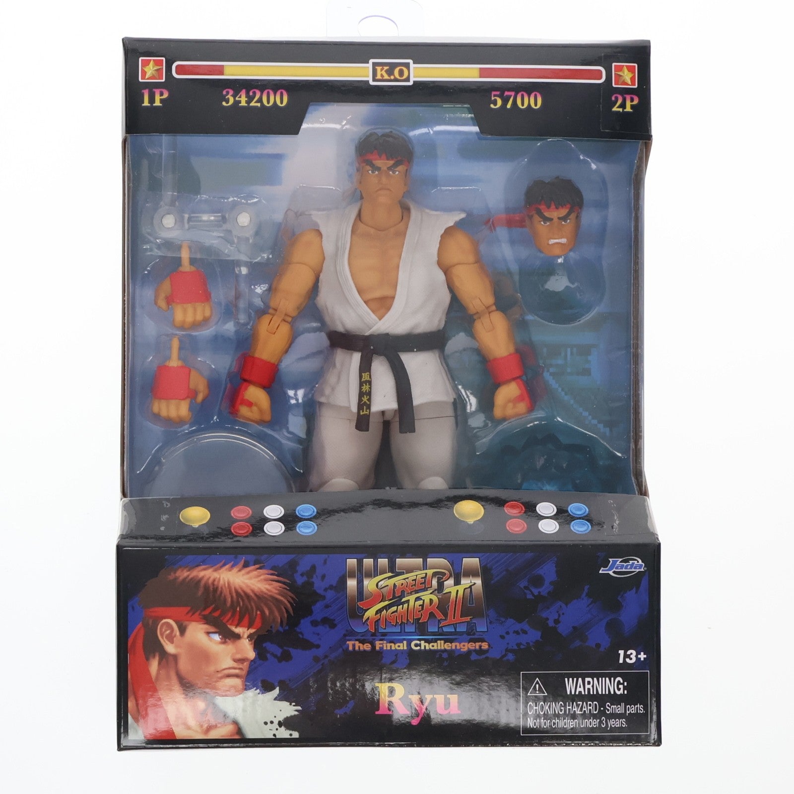 【中古即納】[FIG] リュウ ウルトラストリートファイターII ザ・ファイナルチャレンジャーズ 1/12 完成品 6インチ アクションフィギュア Jada Toys(ジャダトイズ)(20230630)