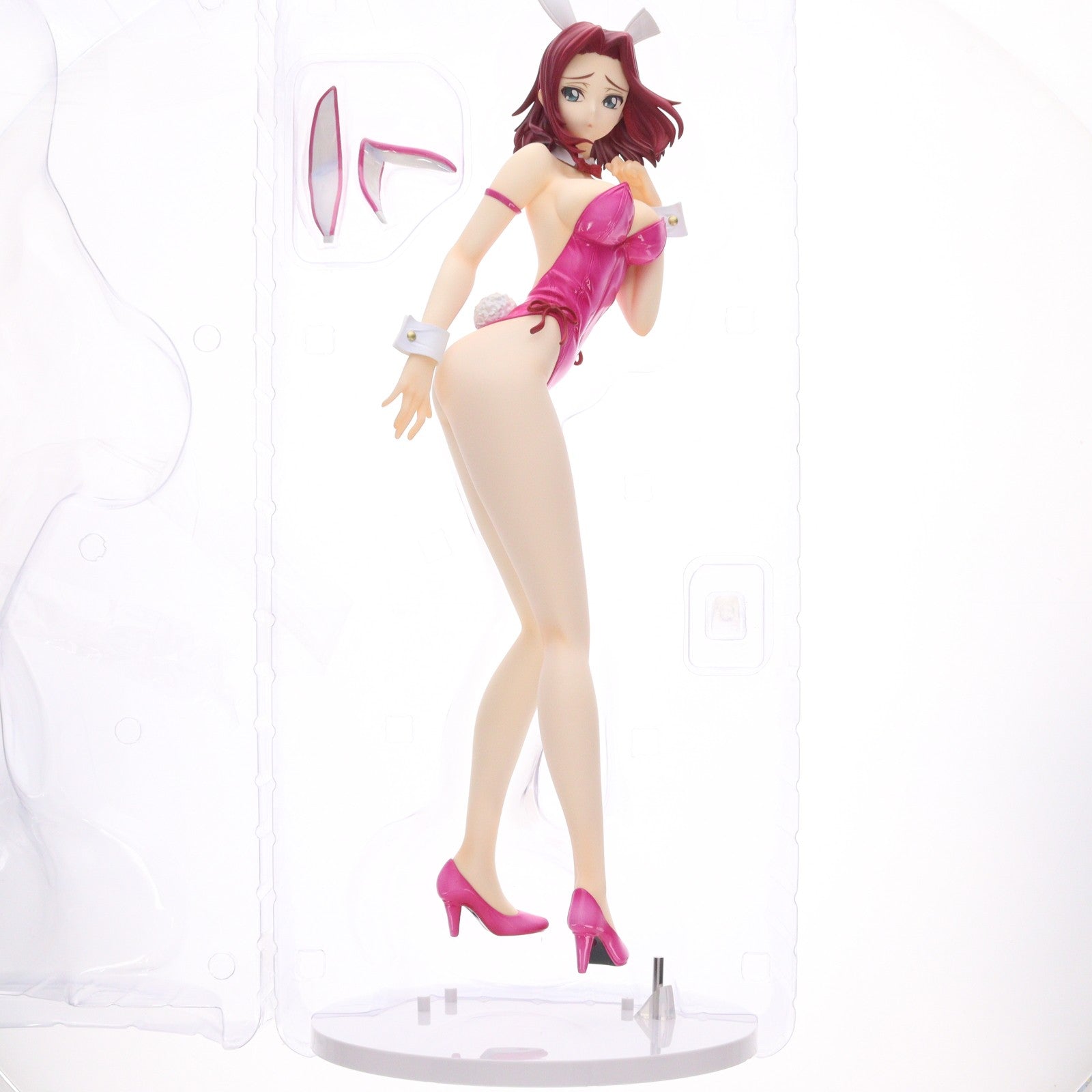 【中古即納】[FIG] B-style 紅月カレン(こうづきかれん) 生足バニーVer. コードギアス 反逆のルルーシュ 1/4 完成品 フィギュア プレミアムバンダイ&あみあみ&アニメイト限定 FREEing(フリーイング)(20230331)