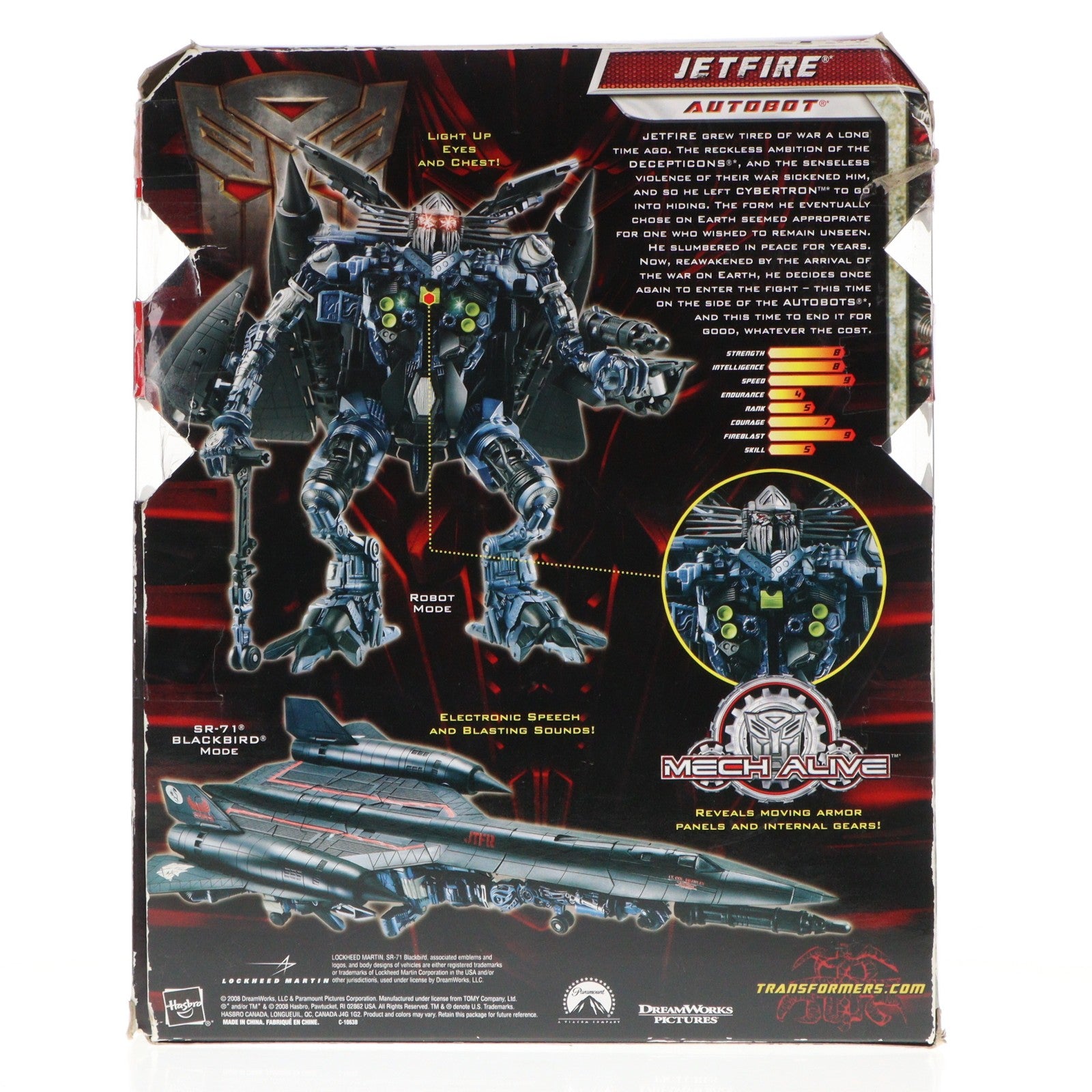 【中古即納】[FIG] トランスフォーマー ムービー RA-13 ジェットファイアー トランスフォーマー/リベンジ 完成品トイ タカラトミー(20090801)