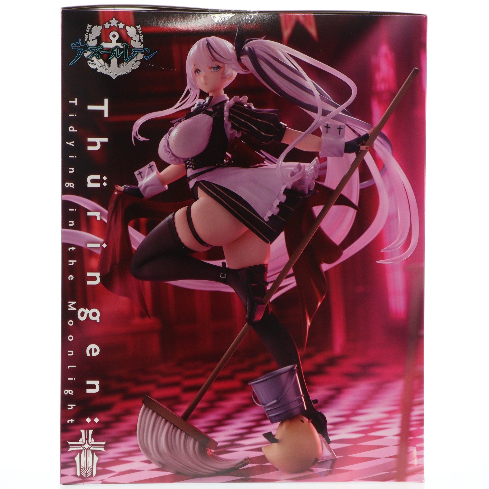 【中古即納】[FIG] テューリンゲン 月下の大掃除 アズールレーン 1/7 完成品 フィギュア 一部店舗&オンラインショップ限定 Phat!(ファット・カンパニー)(20260131)