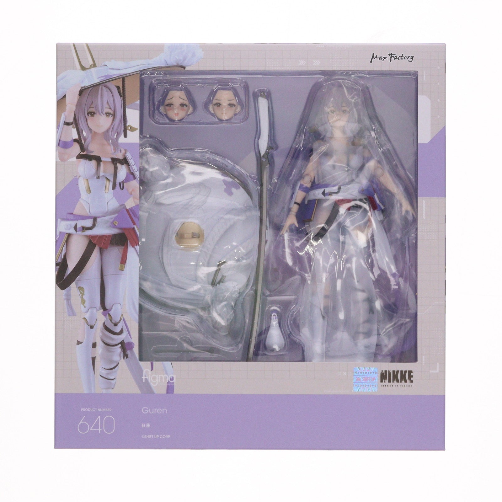 【中古即納】[FIG] figma(フィグマ) 640 紅蓮(ぐれん) 勝利の女神:NIKKE(ニケ) 完成品 可動フィギュア グッドスマイルカンパニー公式ショップ&一部店舗&オンラインショップ限定 マックスファクトリー(20251019)