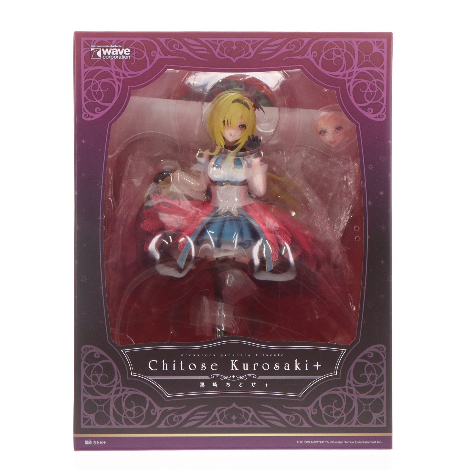 【中古即納】[FIG] ドリームテック 黒埼ちとせ+(くろさきちとせ) アイドルマスター シンデレラガールズ 1/7 完成品 フィギュア(DT-187) ウェーブ(WAVE)(20231217)