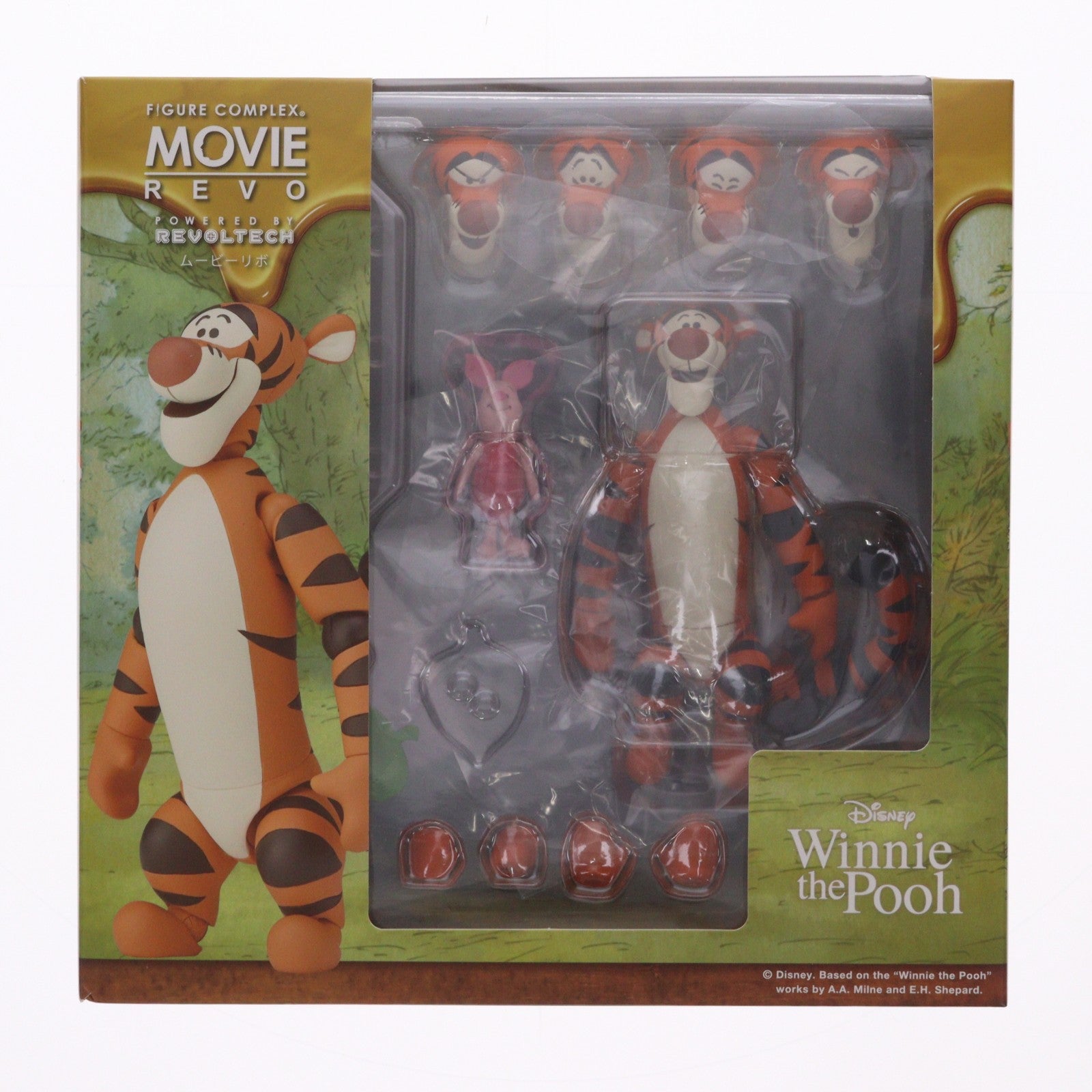 【中古即納】[FIG] フィギュアコンプレックス MOVIE REVO Series No.012 ティガー くまのプーさん Winnie the Pooh 完成品 可動フィギュア 海洋堂/ケンエレファント(20200730)
