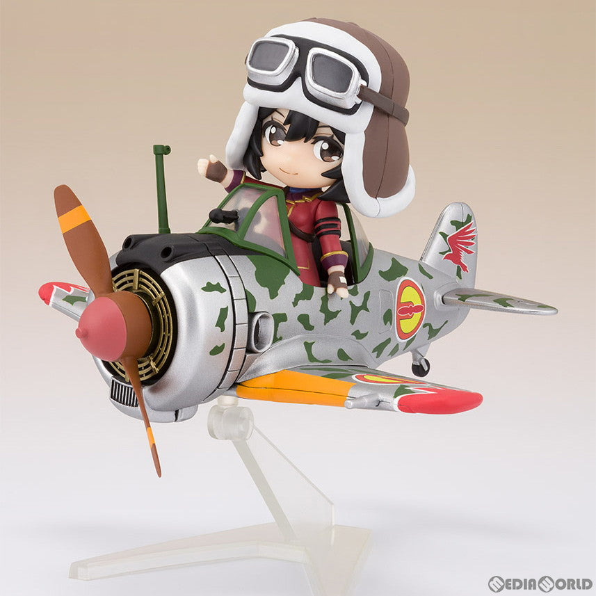 【中古即納】[FIG] Figuarts mini(フィギュアーツミニ) キリエ&隼一型(キリエ仕様) 荒野のコトブキ飛行隊 完成品 可動フィギュア バンダイスピリッツ(20190824)