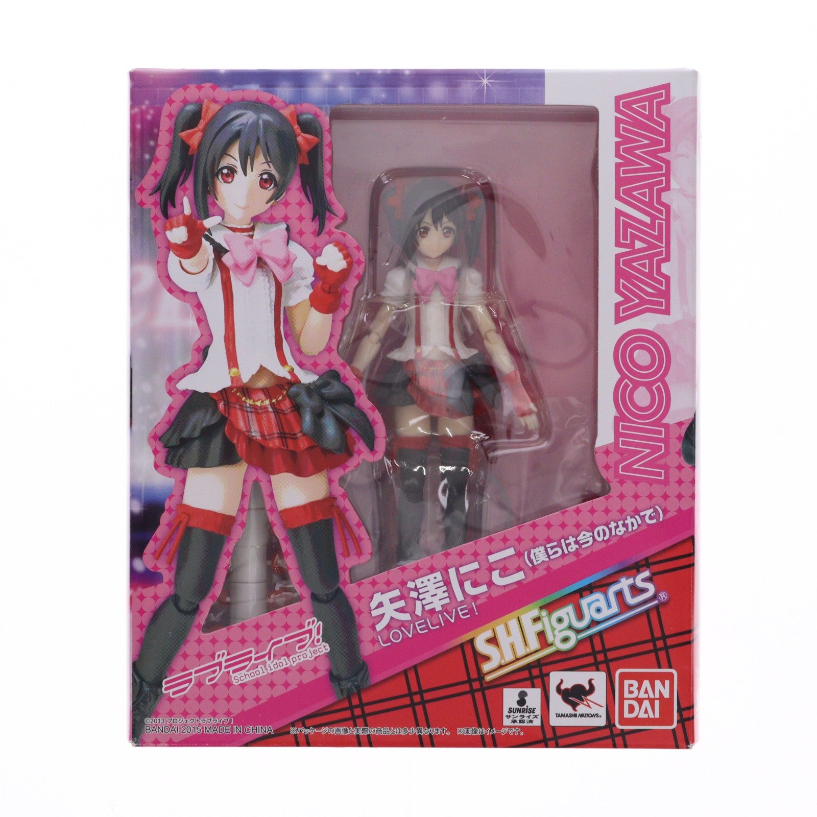 【中古即納】[FIG] S.H.Figuarts(フィギュアーツ) 矢澤にこ(僕らは今のなかで)(やざわにこ) ラブライブ 完成品 可動フィギュア バンダイ(20150829)