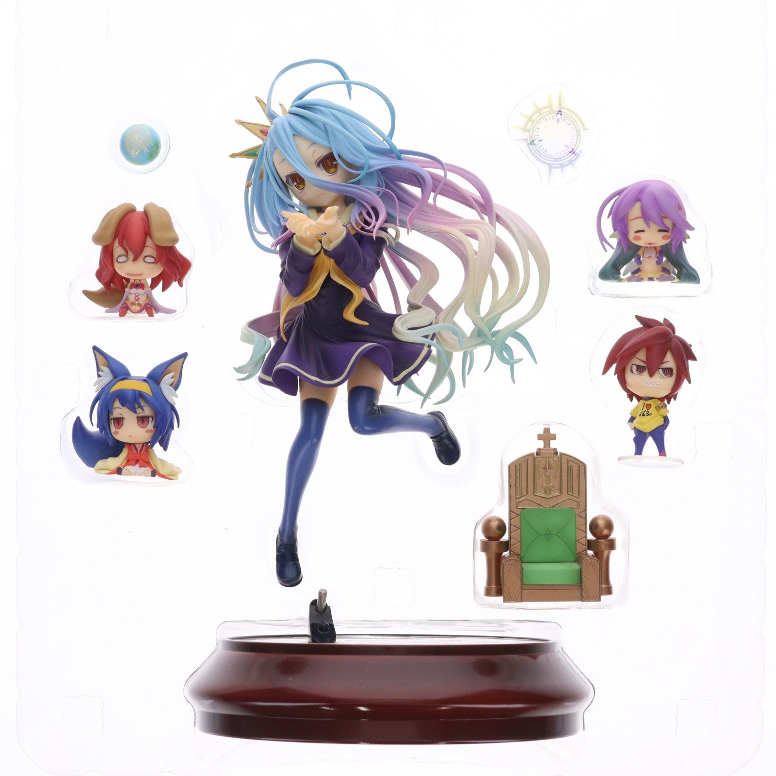 【中古即納】[FIG] 白(しろ) ノーゲーム・ノーライフ 1/7 完成品 フィギュア Phat!(ファット・カンパニー)(20180422)