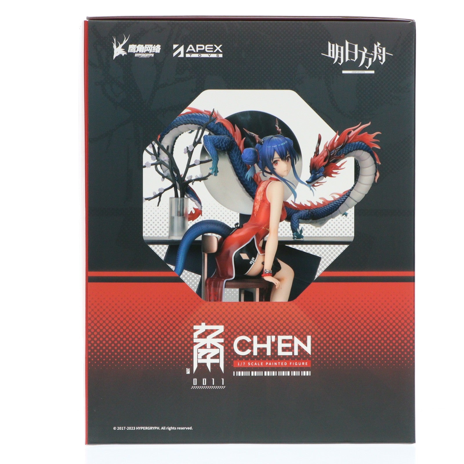 【中古即納】[FIG] チェン 歳紅霞VER. アークナイツ 1/7 完成品 フィギュア APEX(エーペックス)(20231129)