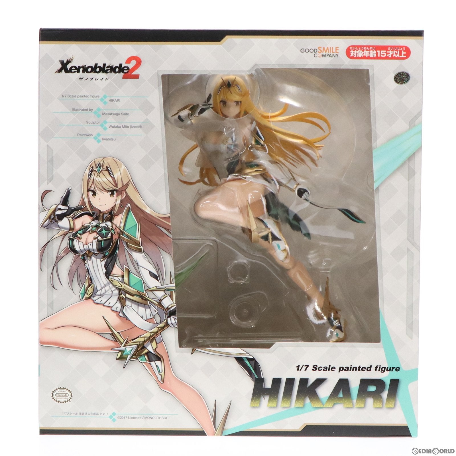 【中古即納】[FIG] (再販2次出荷) ヒカリ ゼノブレイド2 1/7 完成品 フィギュア GOODSMILE ONLINE SHOP&Amazon.co.jp&あみあみ限定 グッドスマイルカンパニー(20190331)