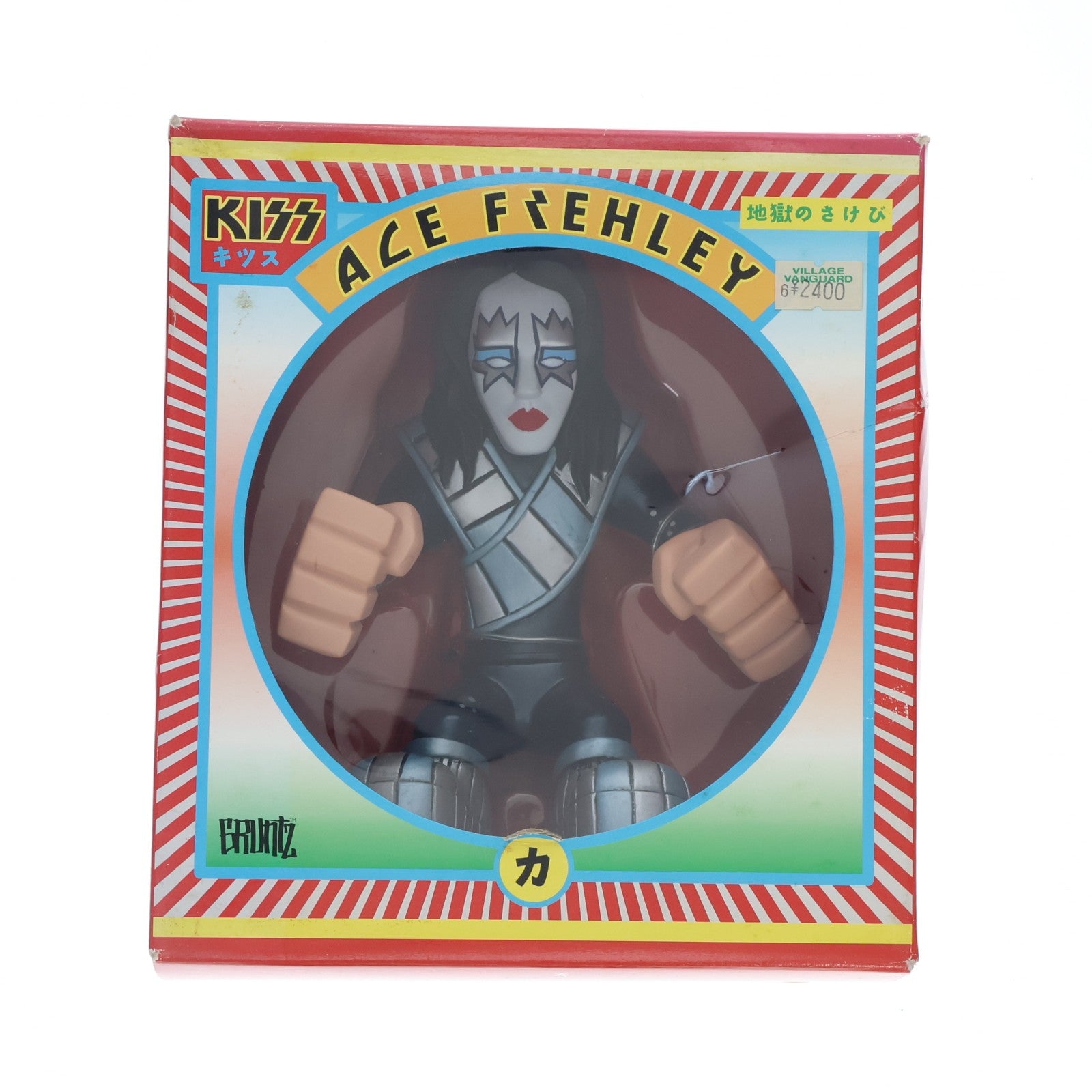 【中古即納】[SFT] GRUNTZ(グランツ) FIGURE SERIES 1 地獄の叫び エース・フレイリー KISS(キッス) 完成品 ソフビフィギュア ストロングホールド(20021231)
