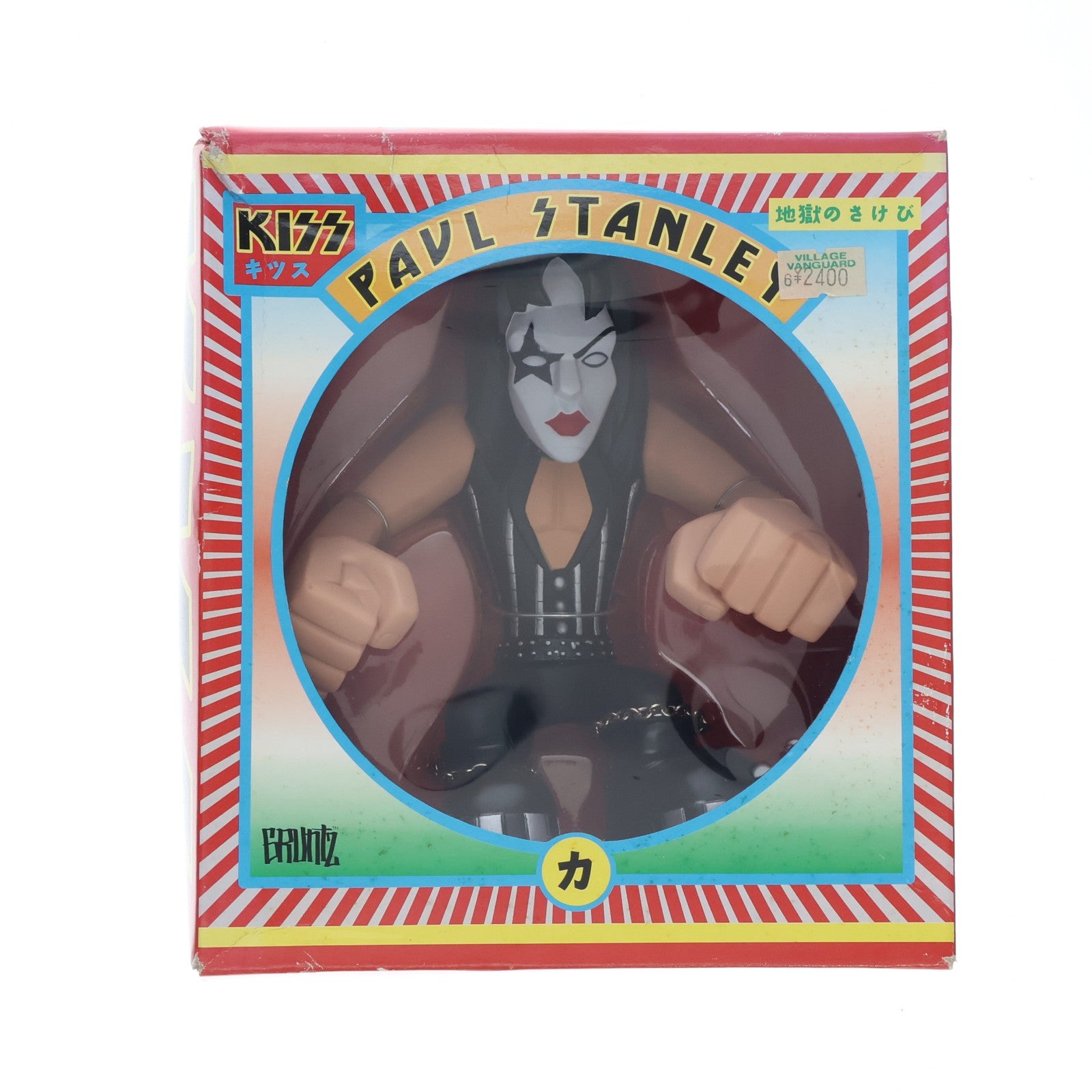 【中古即納】[SFT] GRUNTZ(グランツ) FIGURE SERIES 1 地獄の叫び ポール・スタンレー KISS(キッス) 完成品 ソフビフィギュア ストロングホールド(20021231)