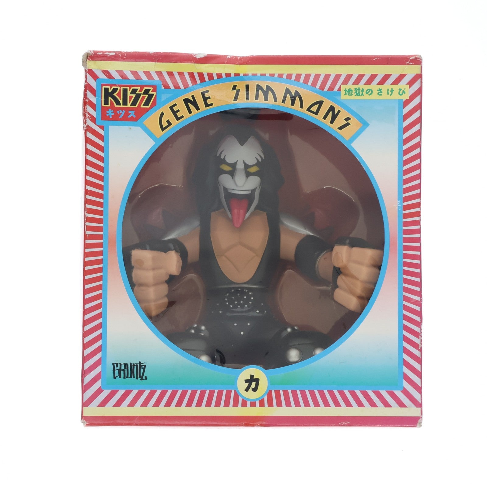 【中古即納】[SFT] GRUNTZ(グランツ) FIGURE SERIES 1 地獄の叫び ジーン・シモンズ(The Demon) KISS(キッス) 完成品 ソフビフィギュア ストロングホールド(20021231)