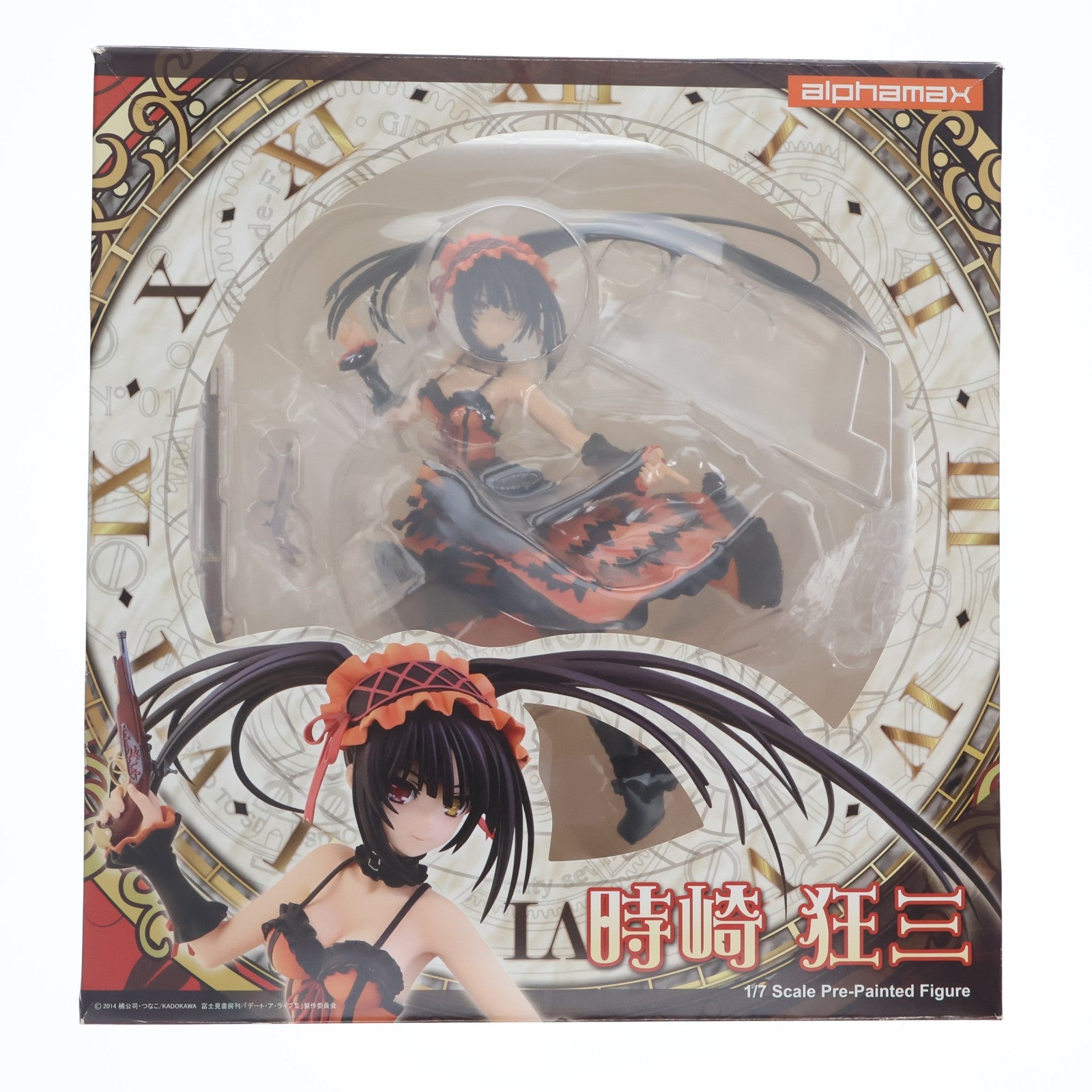 【中古即納】[FIG] (再販) 時崎狂三(ときさきくるみ) デ-ト・ア・ライブII 1/7 完成品 フィギュア(AX-0168) アルファマックス(20190719)