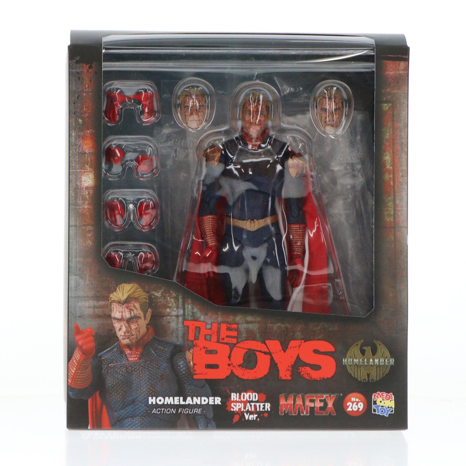 【中古即納】[FIG] マフェックス No.269 MAFEX HOMELANDER(ホームランダー) BLOOD SPLATTER Ver. THE BOYS(ザ・ボーイズ) 完成品 可動フィギュア メディコム・トイ(20250726)