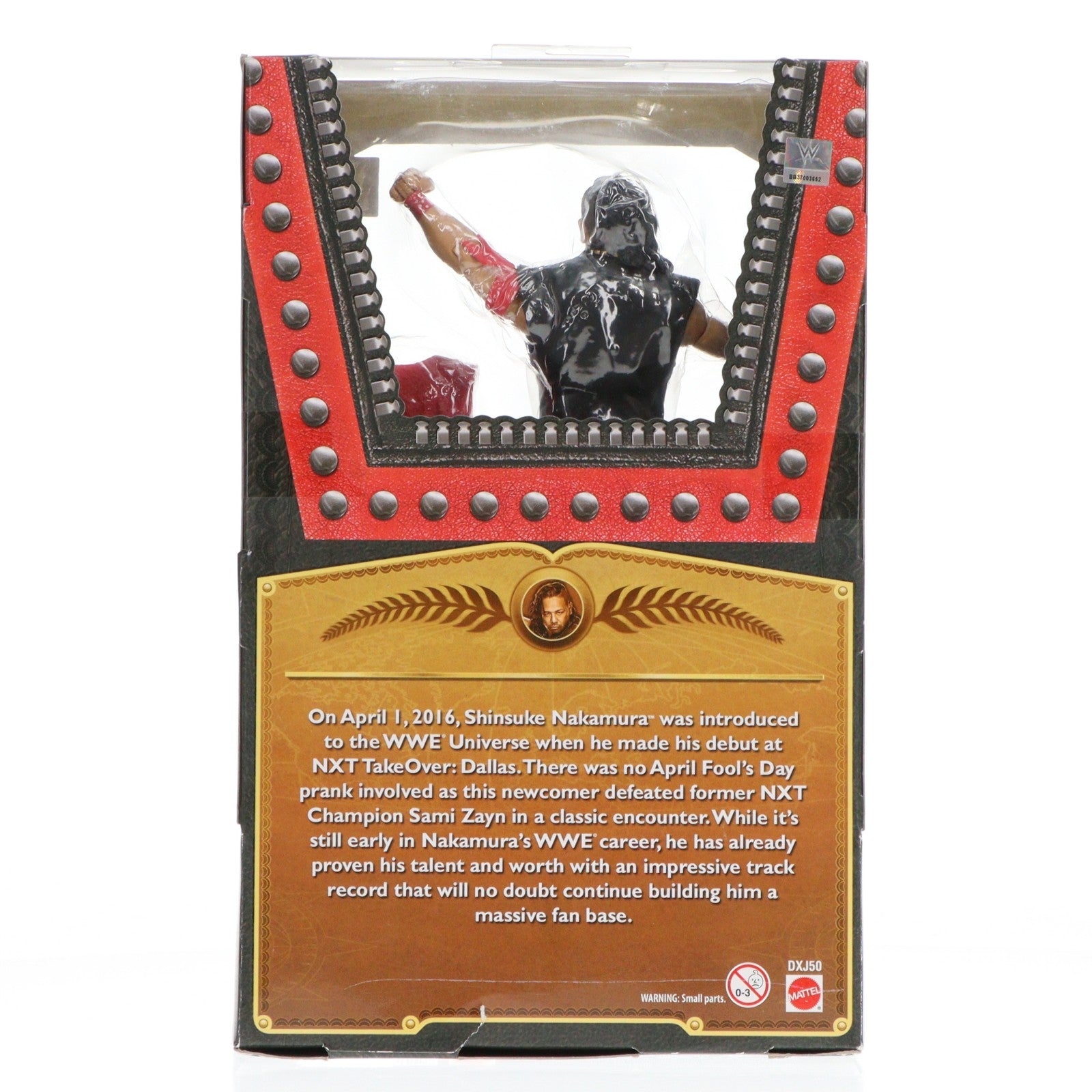 【中古即納】[FIG] 中邑真輔(なかむらしんすけ) WWE(ワールド・レスリング・エンターテイメント) DEFINING MOMENTS 完成品 アクションフィギュア(DXJ50) マテル(20161231)