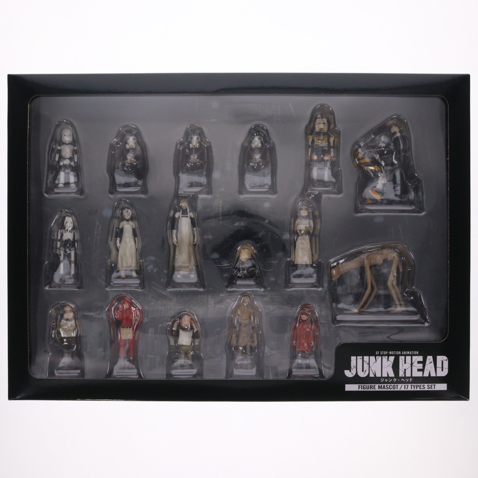 【中古即納】[FIG] JUNK HEAD(ジャンクヘッド) フィギュアマスコット 17体セット 完成品 フィギュア 奇譚クラブ(20250709)