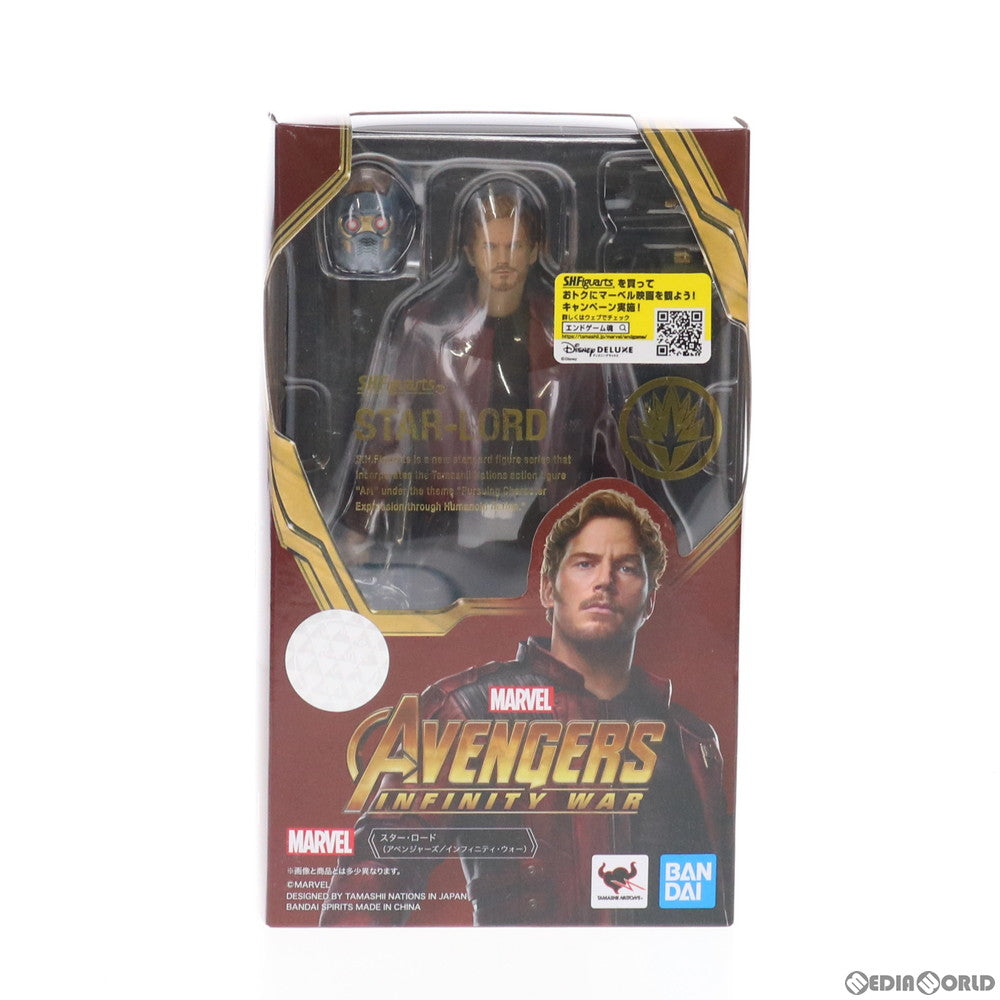 【中古即納】[FIG] (再販) S.H.Figuarts(フィギュアーツ) スター・ロード(アベンジャーズ/インフィニティ・ウォー) 完成品 可動フィギュア バンダイスピリッツ(20200425)