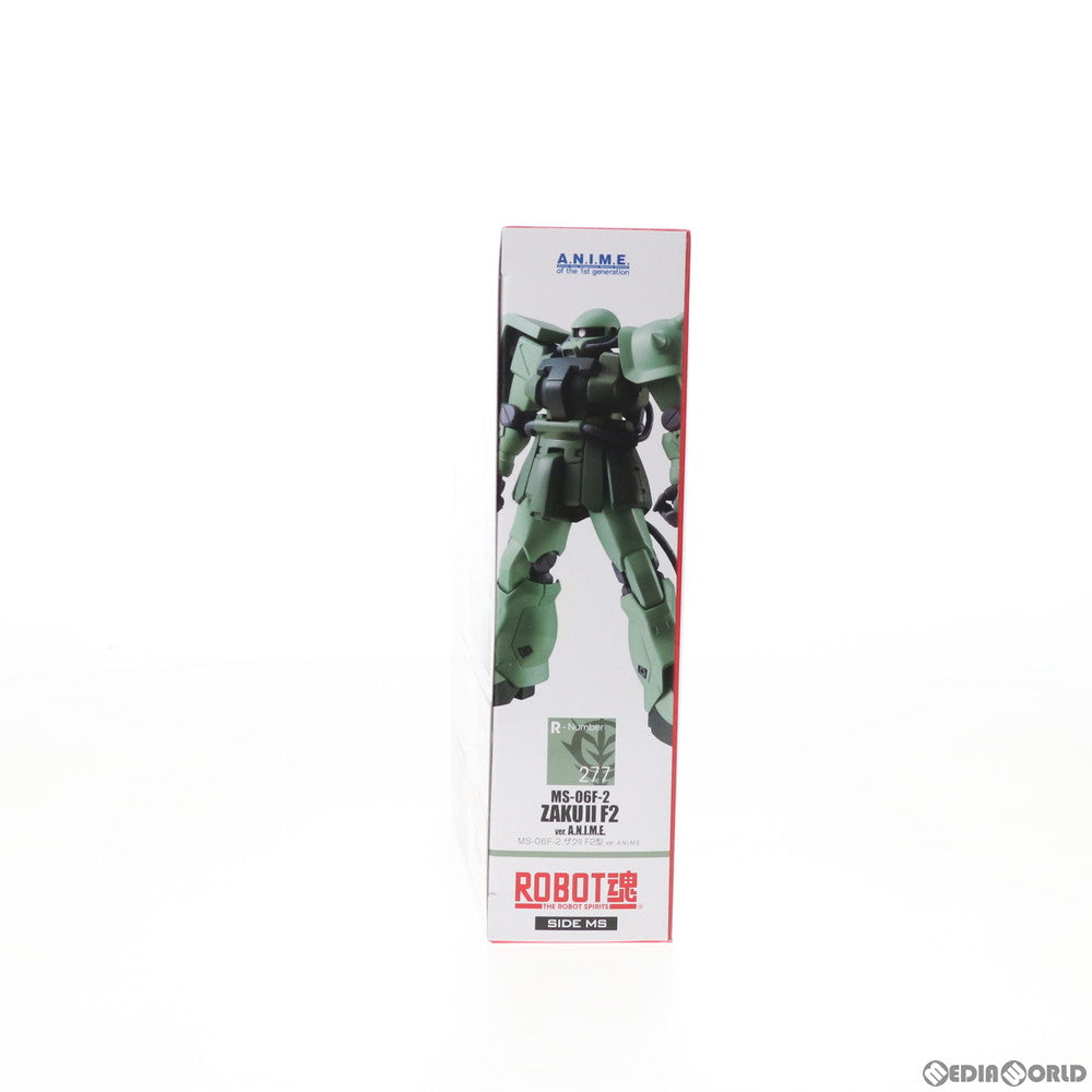 【中古即納】[FIG] ROBOT魂(SIDE MS) MS-06F-2 ザクII F2型 ver. A.N.I.M.E. 機動戦士ガンダム 完成品 可動フィギュア バンダイスピリッツ(20201114)