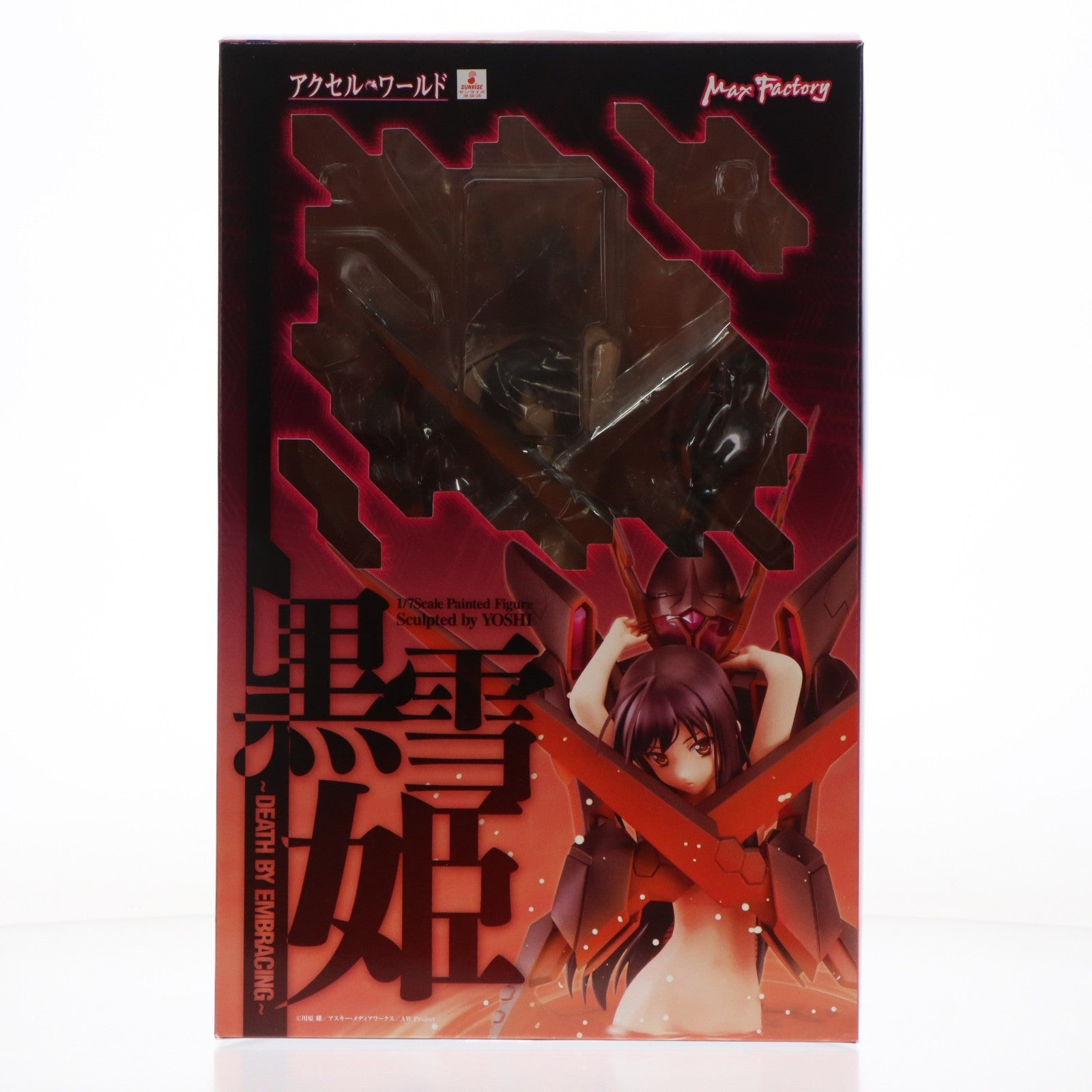 【中古即納】[FIG] 黒雪姫(くろゆきひめ)～Death by Embracing～ アクセル・ワールド 1/7 完成品 フィギュア マックスファクトリー(20131110)