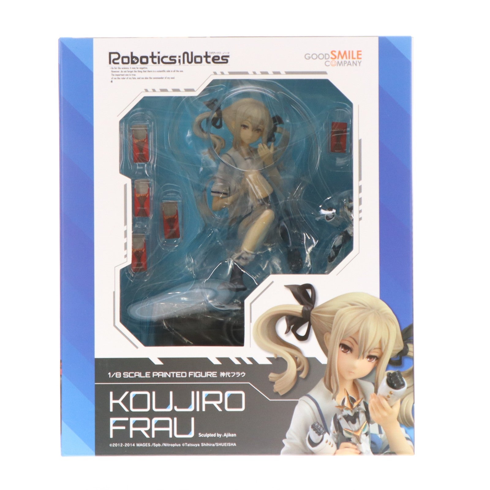 【中古即納】[FIG] 神代フラウ(こうじろふらう) ロボティクス・ノーツ 1/8 完成品 フィギュア グッドスマイルカンパニー(20140913)