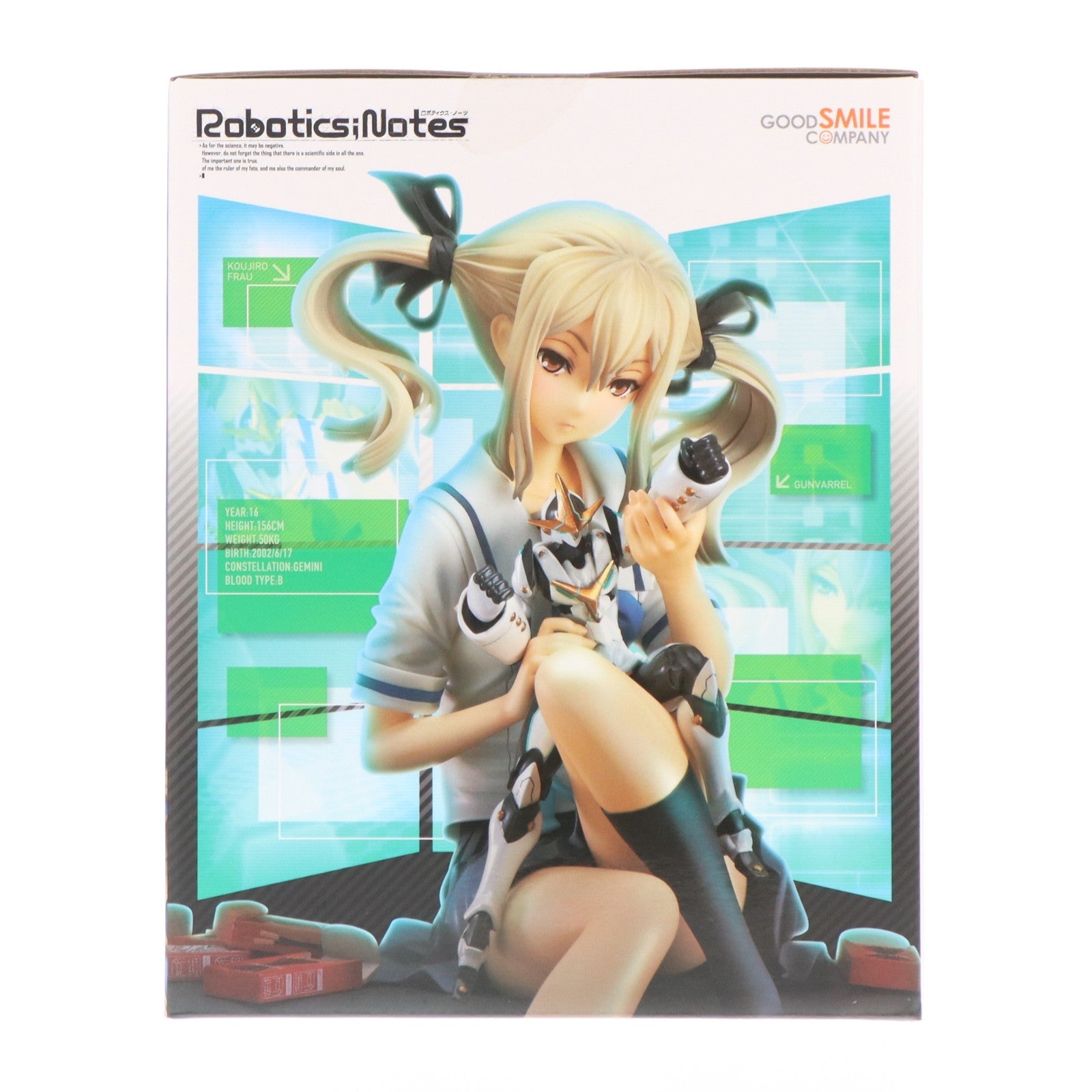 【中古即納】[FIG] 神代フラウ(こうじろふらう) ロボティクス・ノーツ 1/8 完成品 フィギュア グッドスマイルカンパニー(20140913)