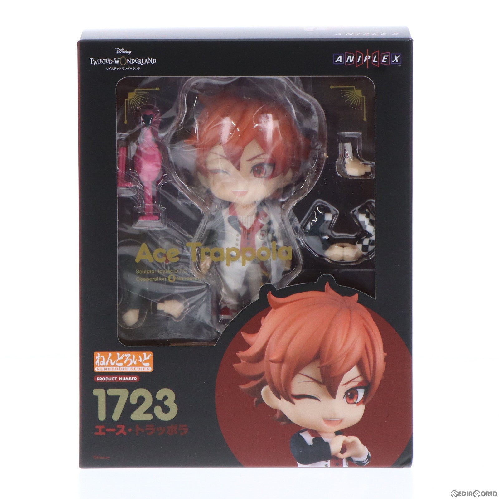 【中古即納】[FIG] GOODSMILE ONLINE SHOP&ANIPLEX+限定 ねんどろいど 1723 エース・トラッポラ ディズニー ツイステッドワンダーランド 完成品 可動フィギュア アニプレックス/オランジュ・ルージュ(20220630)
