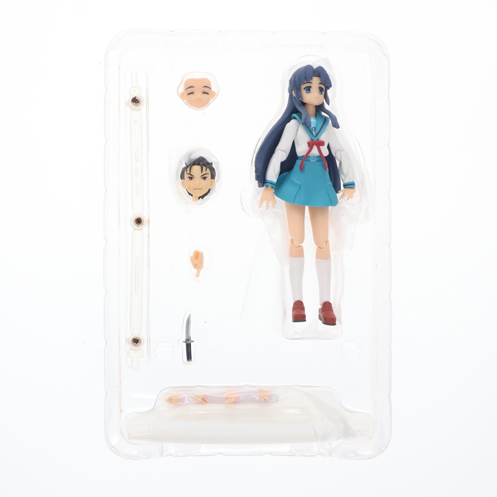 【中古即納】[FIG] figma(フィグマ) 023 朝倉涼子(あさくらりょうこ) 制服ver. 涼宮ハルヒの憂鬱 完成品 可動フィギュア マックスファクトリー(20081130)