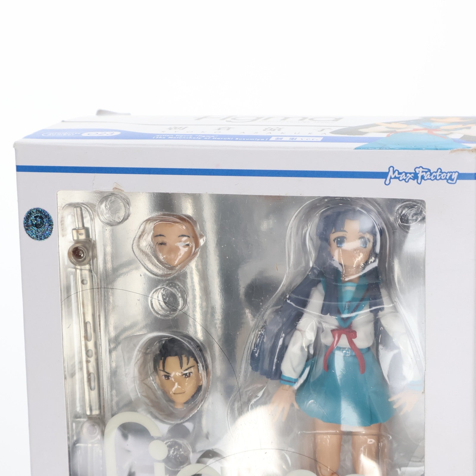【中古即納】[FIG] figma(フィグマ) 023 朝倉涼子(あさくらりょうこ) 制服ver. 涼宮ハルヒの憂鬱 完成品 可動フィギュア マックスファクトリー(20081130)