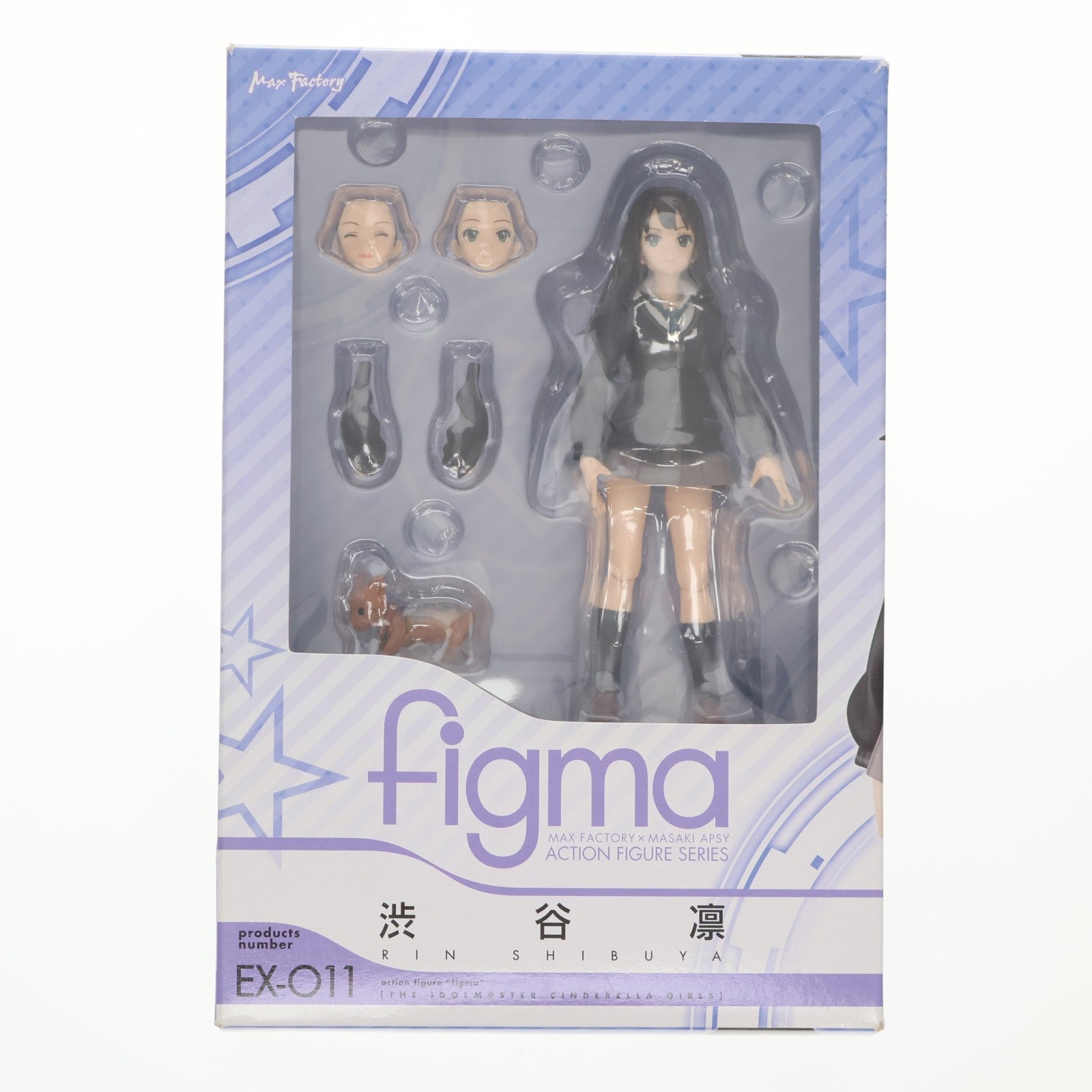 【中古即納】[FIG] figma(フィグマ) EX-011 渋谷凛(しぶやりん) アイドルマスター シンデレラガールズ 完成品 可動フィギュア ワンフェス2013冬&GOODSMILE ONLINE限定 マックスファクトリー(20130210)