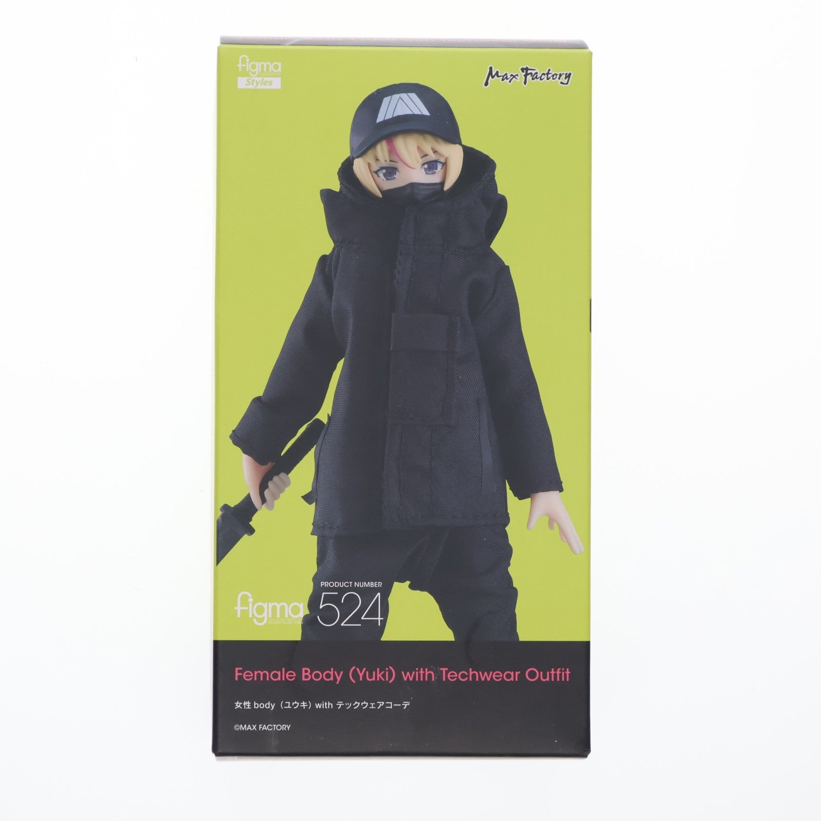 【中古即納】[FIG] figma(フィグマ) 524 女性body(ユウキ) with テックウェアコーデ figma styles(フィグマ スタイルズ) 完成品 可動フィギュア(20221001)