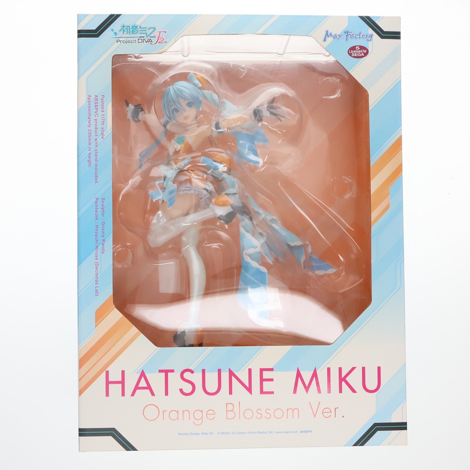 【中古即納】[FIG] 初音ミク オレンジブロッサムVer. 初音ミク-Project DIVA- F 2nd 1/7 完成品 フィギュア マックスファクトリー(20170122)