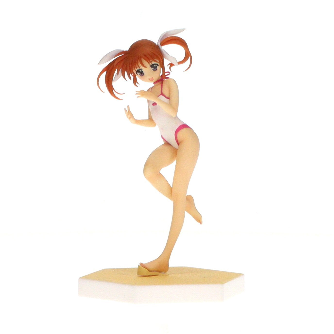 【中古即納】[FIG] BEACH QUEENS(ビーチクイーンズ) 高町なのは(たかまちなのは) 魔法少女リリカルなのは The MOVIE 1st 1/10 完成品 フィギュア ウェーブ(WAVE)(20110429)
