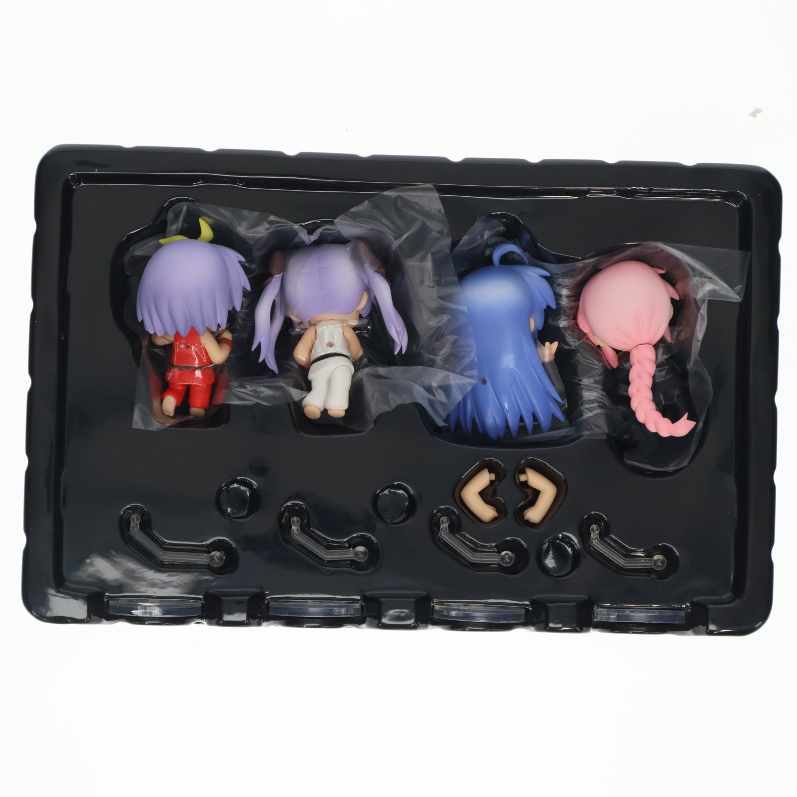 【中古即納】[FIG] ねんどろいどぷち らき☆すた×ストリートファイターセット 完成品 可動フィギュア グッドスマイルカンパニー(20100828)