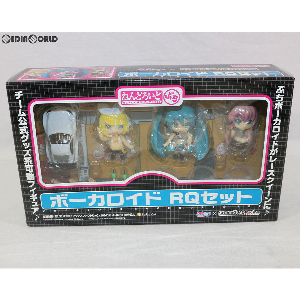 【中古即納】[FIG] 修正デカール無し ねんどろいどぷち ボーカロイド RQセット ホワイトカラー Ver(初音ミク&鏡音リン&巡音ルカ) キャラクター・ボーカル・シリーズ 完成品 可動フィギュア 売10 -うれてん-限定 StudieGLADR@cing/グッドスマイルレーシング(20091231)