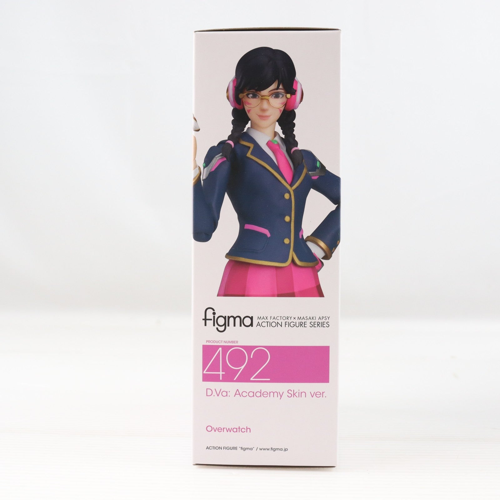 【中古即納】[FIG] figma(フィグマ) 492 D.VA(でぃーば) アカデミースキンver. Overwatch(オーバーウォッチ) 完成品 可動フィギュア GOODSMILE ONLINE SHOP&Amazon.co.jp&あみあみ限定 グッドスマイルカンパニー(20210531)