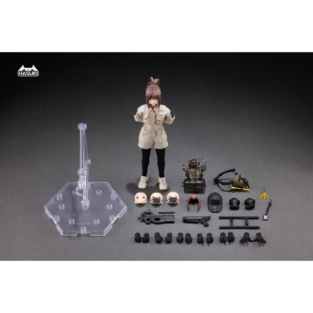 【中古即納】[FIG] POCKET ART シリーズ PA006 セキュリティ 冷泉緋世(れいぜいひよ) 1/12 完成品 可動フィギュア HASUKI(ハスキ)(20250531)