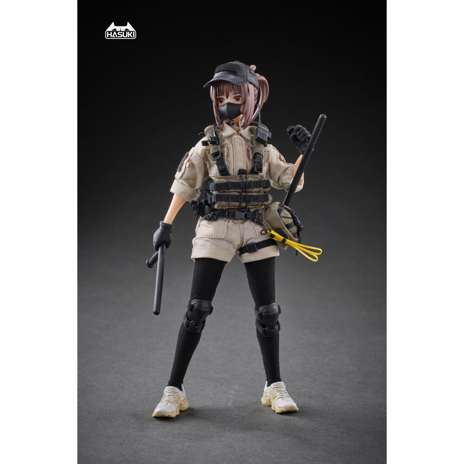 【中古即納】[FIG] POCKET ART シリーズ PA006 セキュリティ 冷泉緋世(れいぜいひよ) 1/12 完成品 可動フィギュア HASUKI(ハスキ)(20250531)