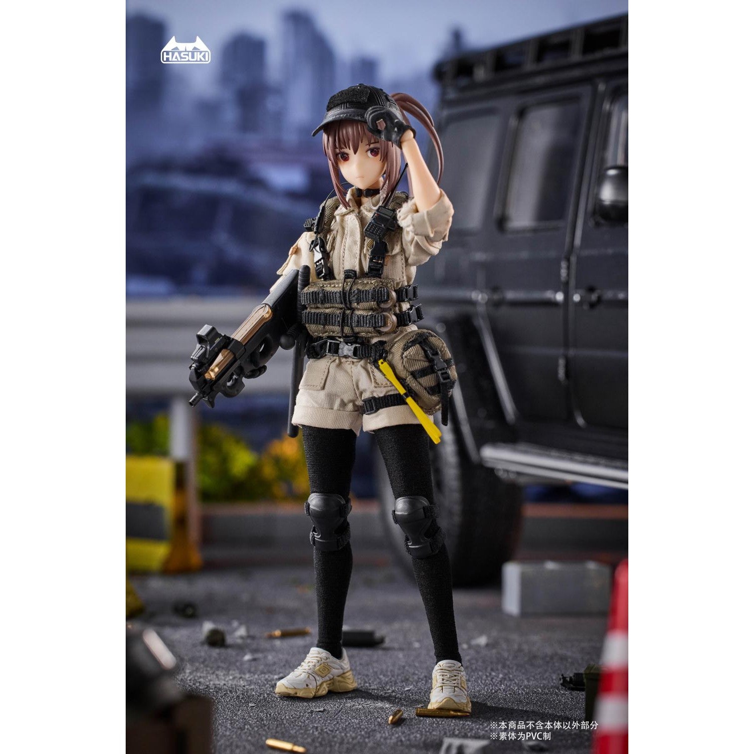 【中古即納】[FIG] POCKET ART シリーズ PA006 セキュリティ 冷泉緋世(れいぜいひよ) 1/12 完成品 可動フィギュア HASUKI(ハスキ)(20250531)