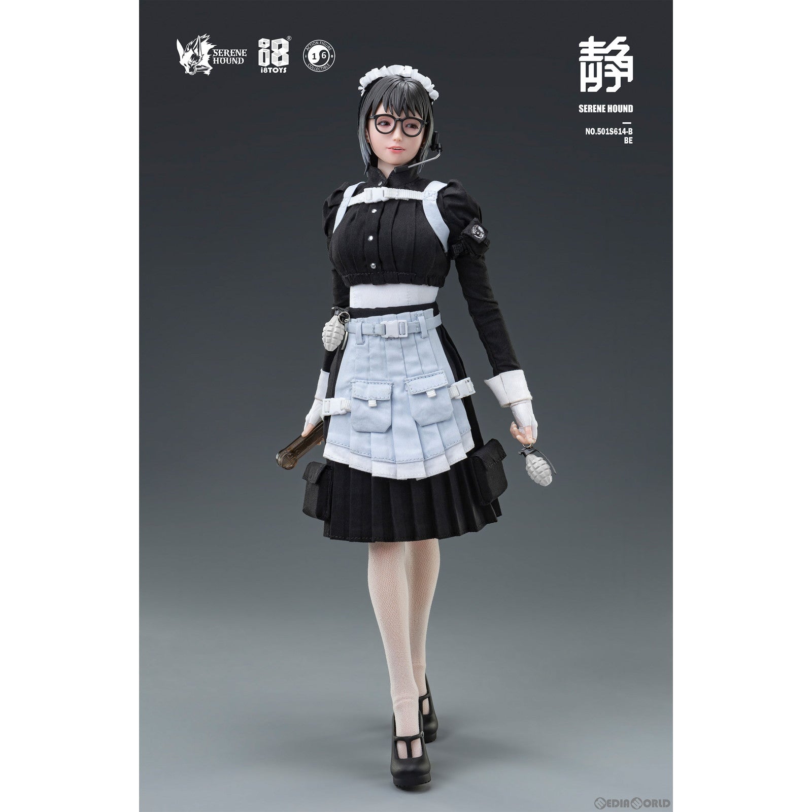 【中古即納】[FIG] SERENE HOUND(セレネハウンド) シリーズ 501S614-B ケルベロスメイド隊 ベイ 1/6 完成品 可動フィギュア i8TOYS(20240228)