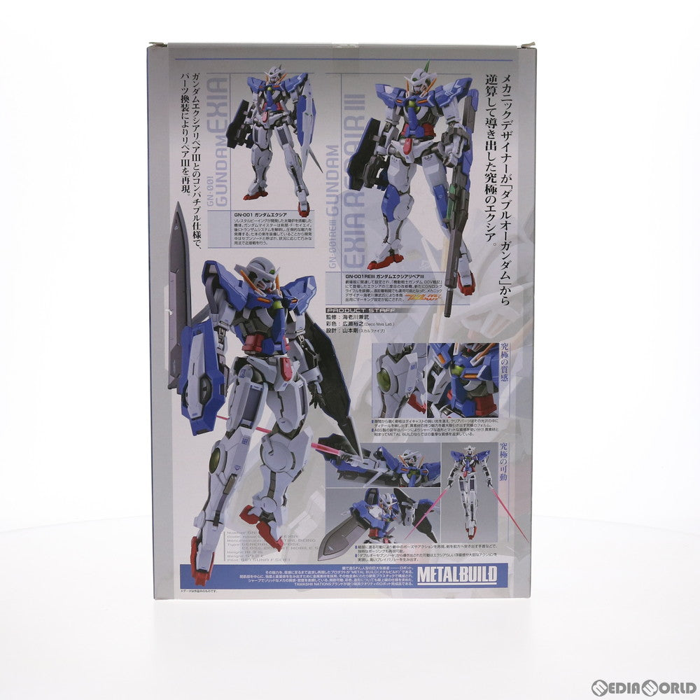 【中古即納】[FIG] METAL BUILD ガンダムエクシア&エクシアリペアIII 機動戦士ガンダム00(ダブルオー) 完成品 可動フィギュア バンダイ(20160811)