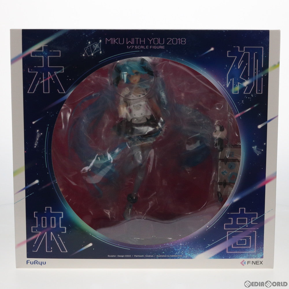 【中古即納】[FIG] F:NEX限定 初音ミク「MIKU WITH YOU 2018」Ver. キャラクター・ボーカル・シリーズ01 初音ミク 1/7 完成品 フィギュア(AMU-FNX127) フリュー(20191031)