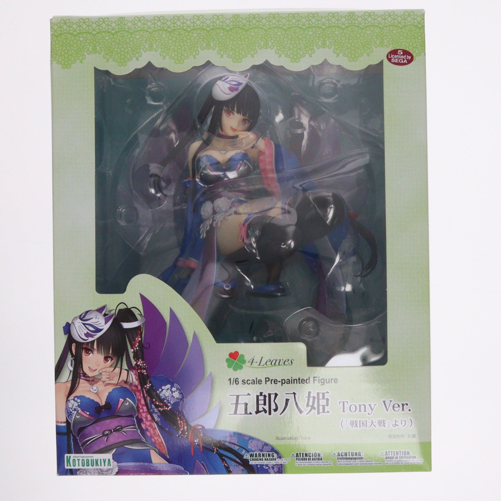 【中古即納】[FIG] 五郎八姫(いろはひめ) Tony Ver. 戦国大戦 1/6 完成品 フィギュア(PP647) コトブキヤ(20161130)