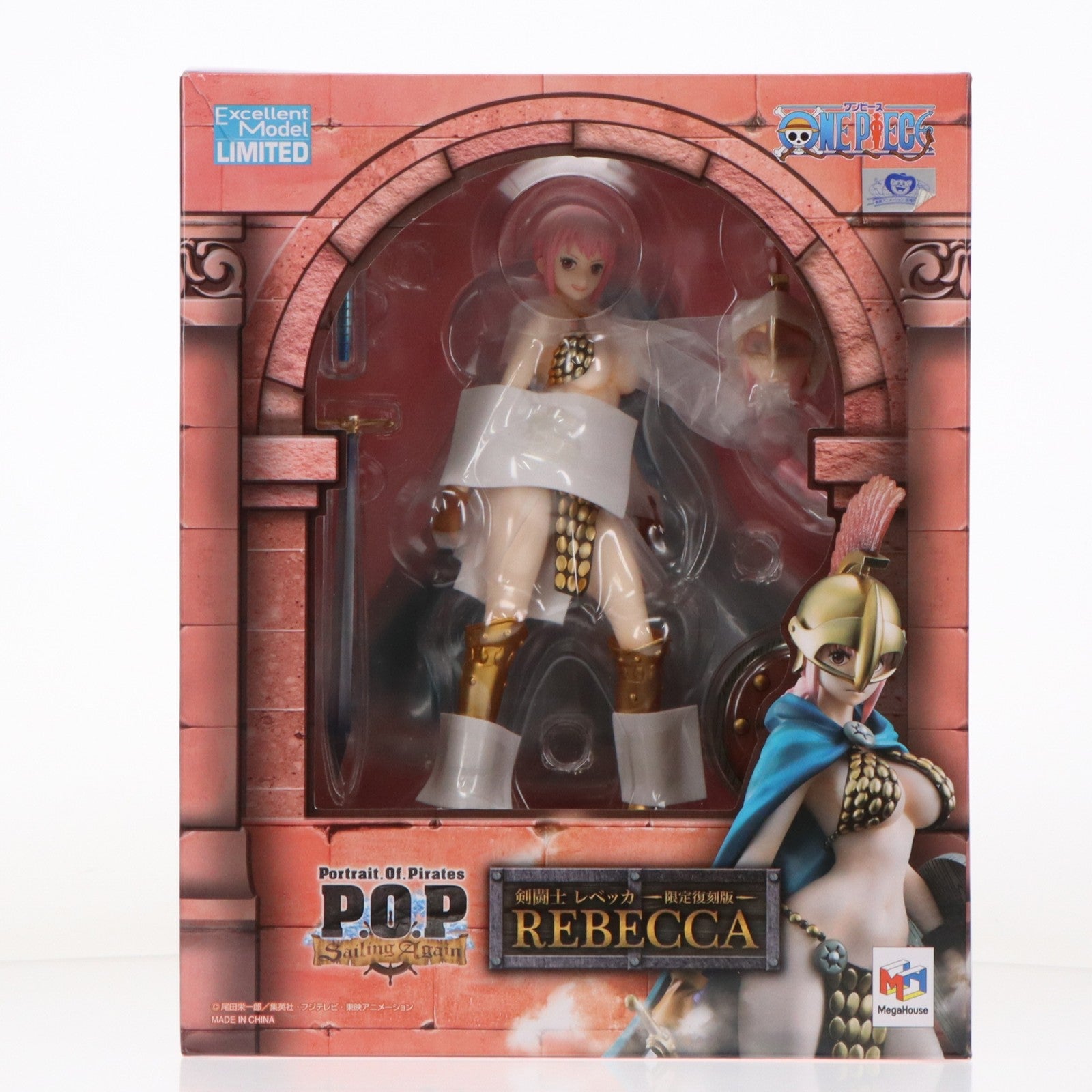 【中古即納】[FIG] Portrait.Of.Pirates P.O.P Sailing Again 剣闘士 レベッカ 限定復刻版 ONE PIECE(ワンピース) 完成品 フィギュア プレミアムバンダイ&一部店舗&オンラインショップ限定 メガハウス(20230829)