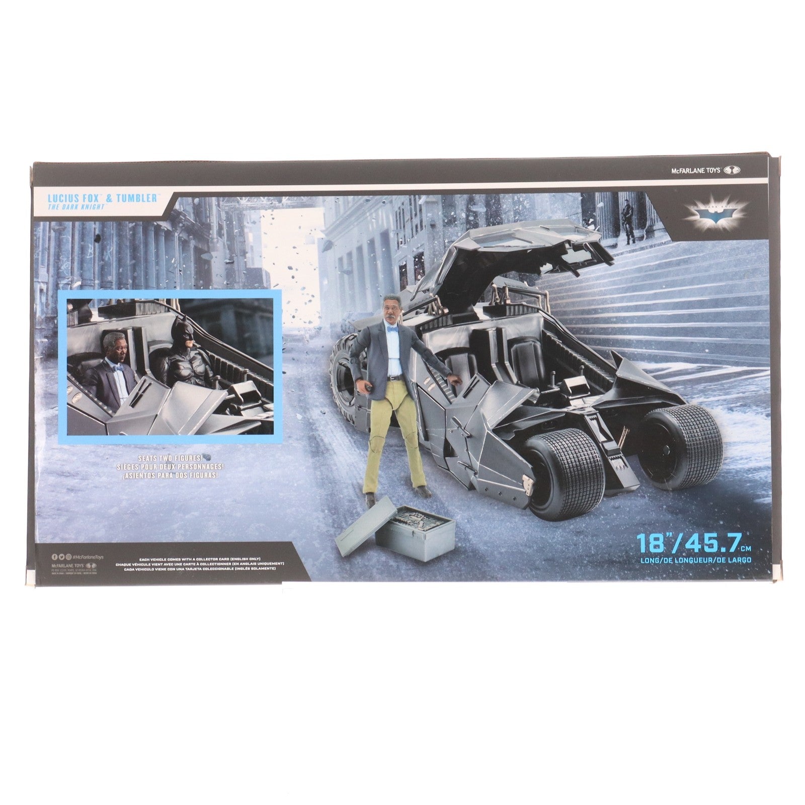 【中古即納】[FIG] DCマルチバース ビークル ルーシャス・フォックス&タンブラー[映画『ダークナイト』] DCコミックス 完成品 可動フィギュア マクファーレン・トイズ(20240630)