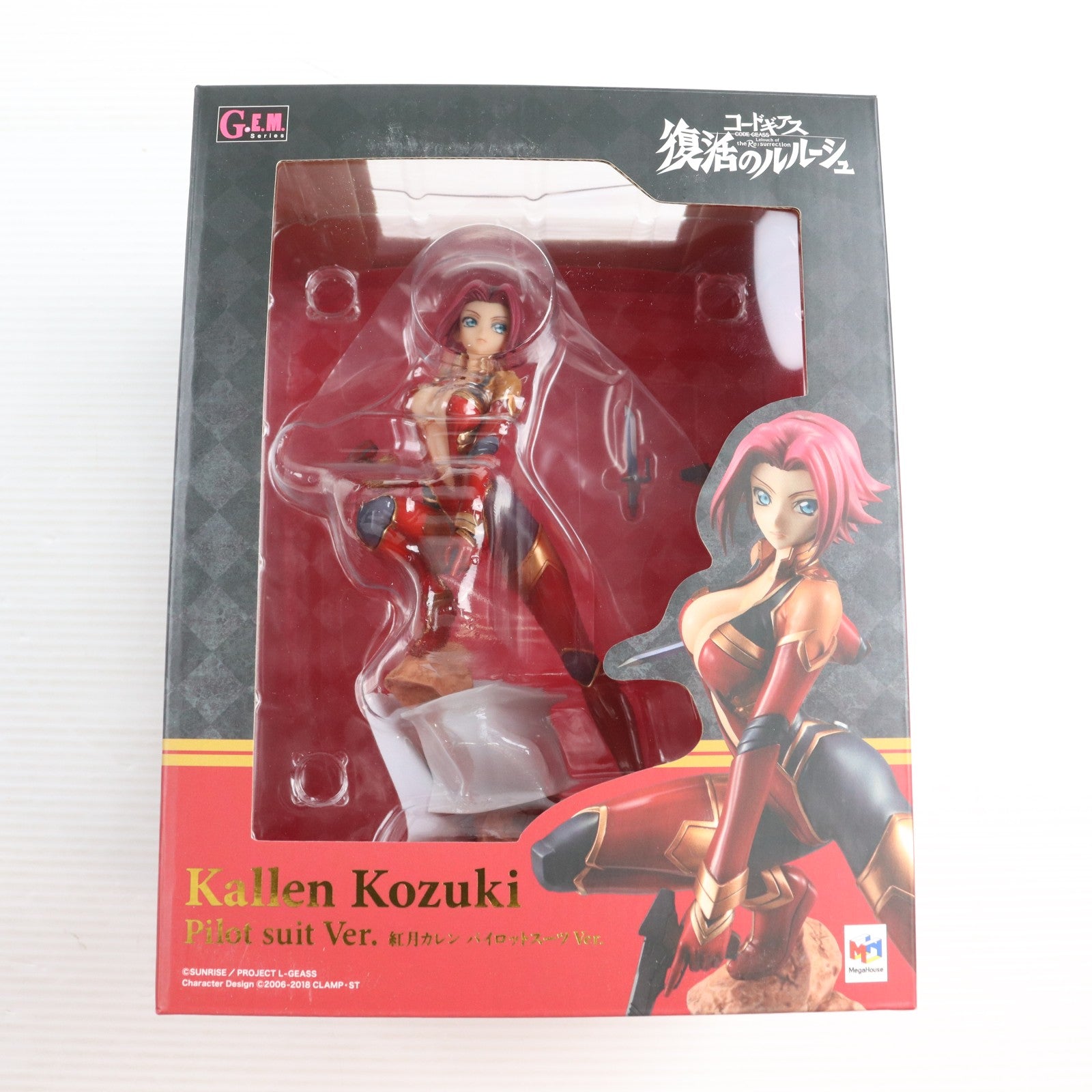 【中古即納】[FIG] G.E.M.シリーズ 紅月カレン(こうづきかれん) パイロットスーツVer. コードギアス 復活のルルーシュ 完成品 フィギュア 一部店舗&オンラインショップ限定 メガハウス(20210709)
