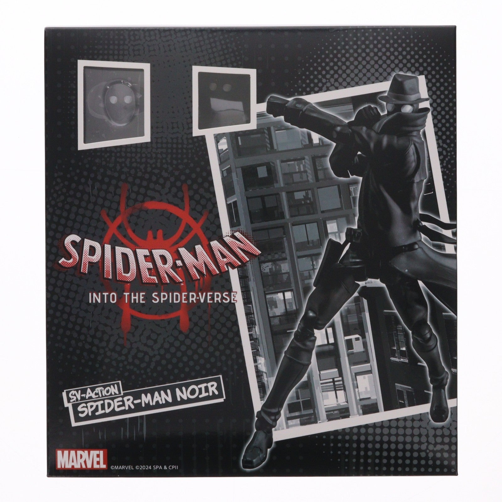 【中古即納】[FIG] SVアクション スパイダーマン・ノワール スパイダーマン:スパイダーバース 完成品 可動フィギュア 千値練(せんちねる)(20240218)