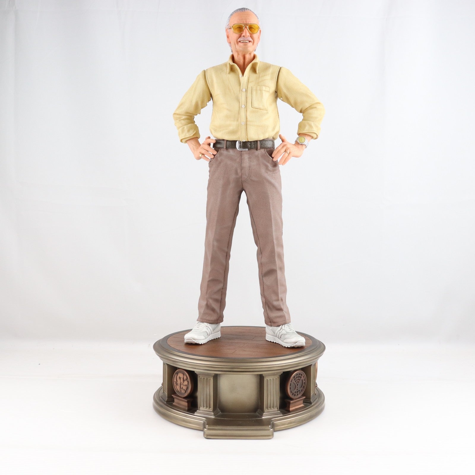 【中古即納】[FIG] レガシーレプリカ・シリーズ スタン・リー 1/4 完成品 スタチュー フィギュア アイアンスタジオ/ホットトイズ(20210930)