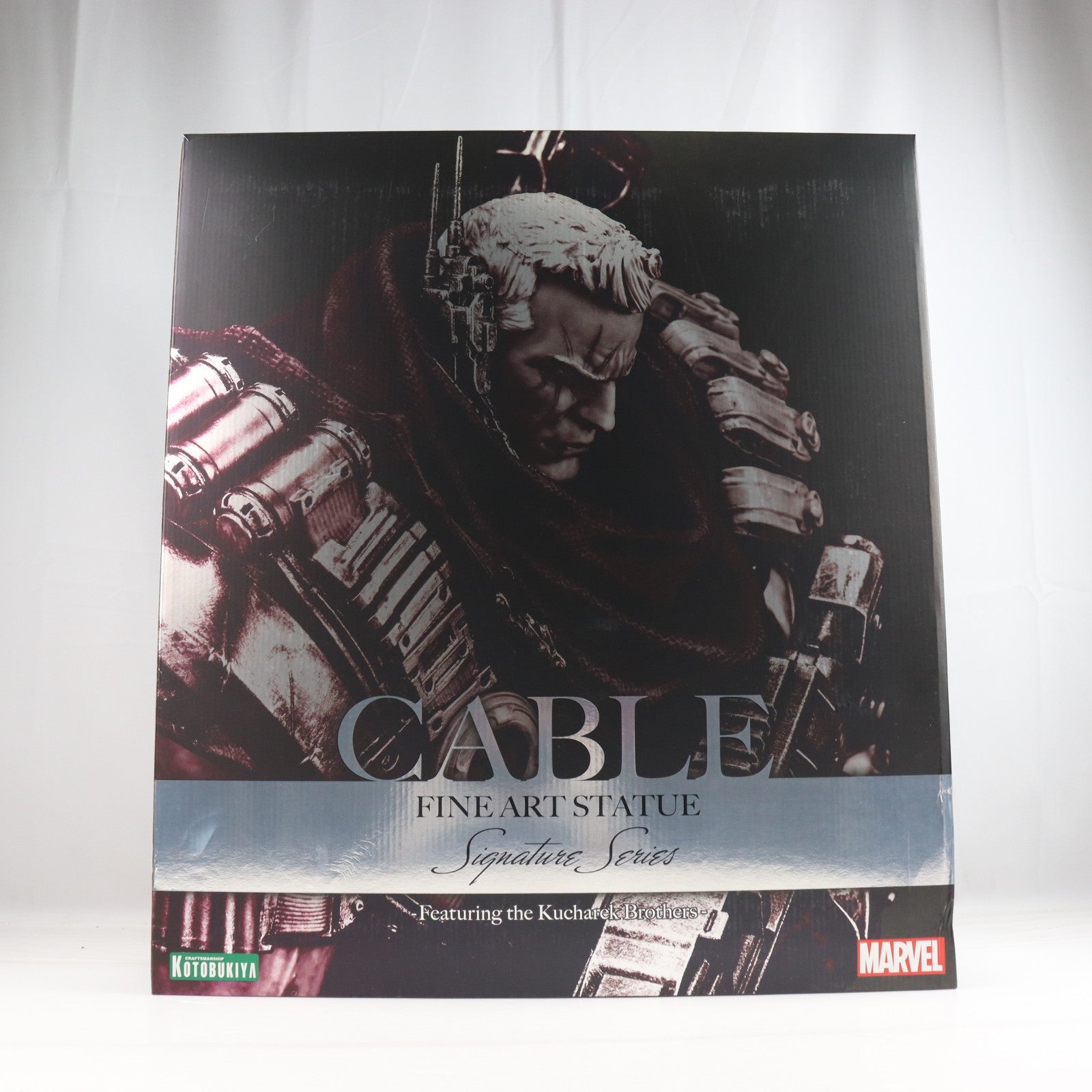 【中古即納】[FIG] FINE ART STATUE シグネチャーシリーズ Feat. Kucharek Brothers ケーブル MARVEL UNIVERSE(マーベルユニバース) 1/6 完成品 フィギュア(MK363) コトブキヤ(20221120)