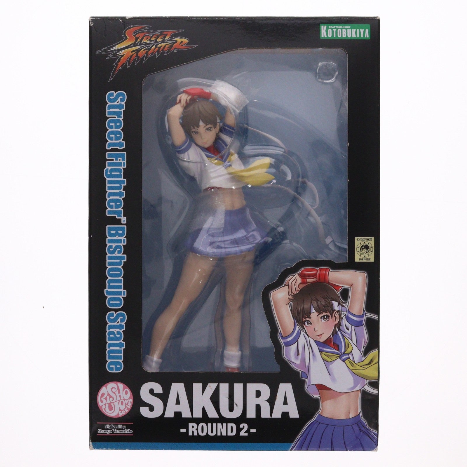 【中古即納】[FIG] STREET FIGHTER美少女 さくら -ROUND 2- ストリートファイター 1/7 完成品 フィギュア(SV240) コトブキヤ(20191030)