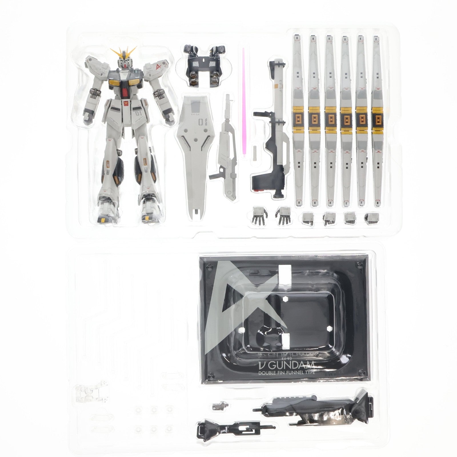 【中古即納】[FIG] 魂ウェブ商店限定 METAL ROBOT魂(SIDE MS) νガンダム(ダブル・フィン・ファンネル装備型) 機動戦士ガンダム 逆襲のシャア 完成品 可動フィギュア バンダイスピリッツ(20230518)