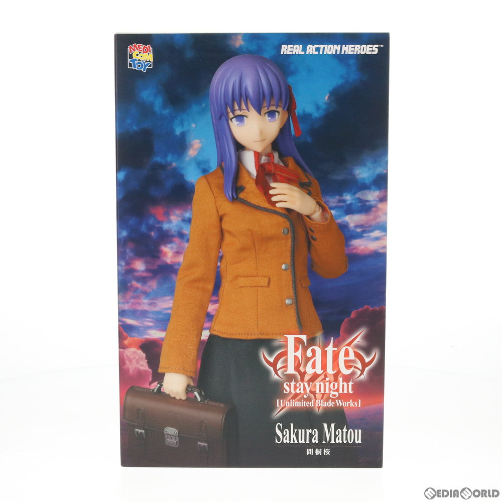 【中古即納】[FIG] リアルアクションヒーローズ No.744 RAH 間桐桜(まとうさくら) Fate/stay night [Unlimited Blade Works](フェイト/ステイナイト アンリミテッドブレイドワークス) 完成品 可動フィギュア ワンフェス2016冬限定 メディコム・トイ(20160207)